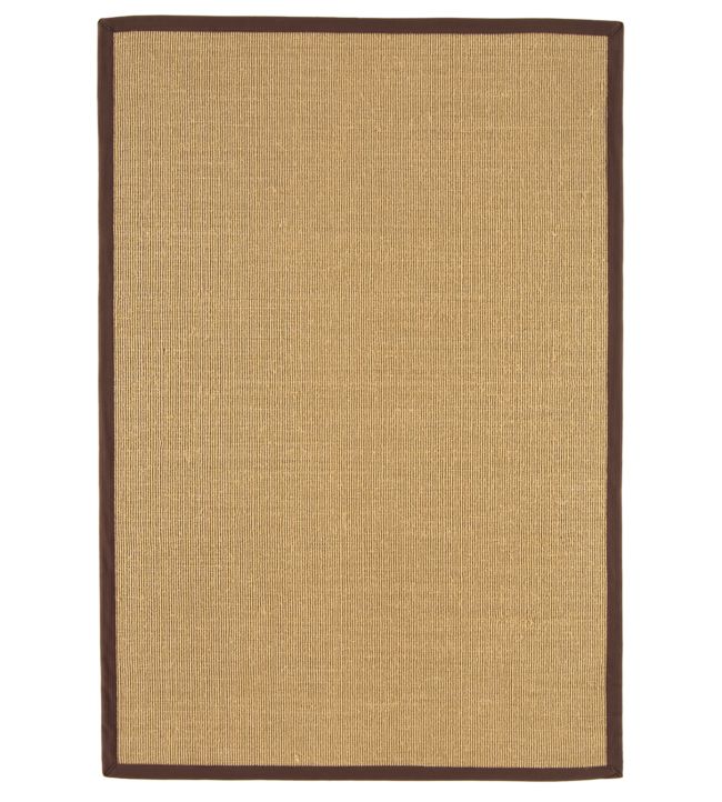 Sisal Rug by Asiatic in Linen, Chocolate Jane Clayton