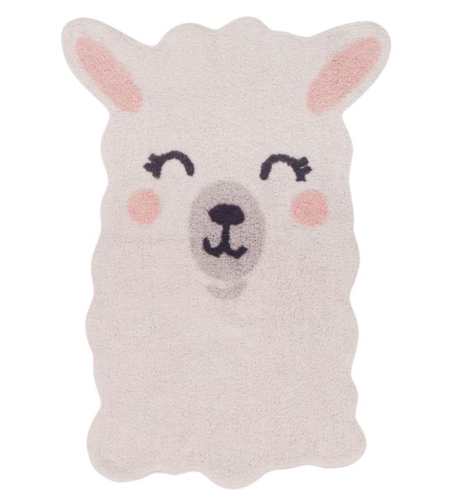 C-MW-LLAMA-Smile Like a Llama-Rugs-Ivory Ivory