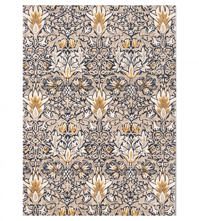 Morris & Co Snakeshead rug Indigo 127208-140200 Indigo