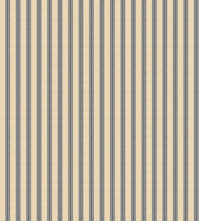Somerton Stripe Wallpaper in Indigo by Mulberry Home | Jane Clayton