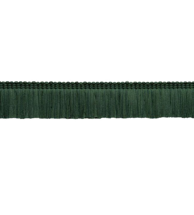 Sophie Brush Fringe Trimming by Samuel & Sons Viridian Green