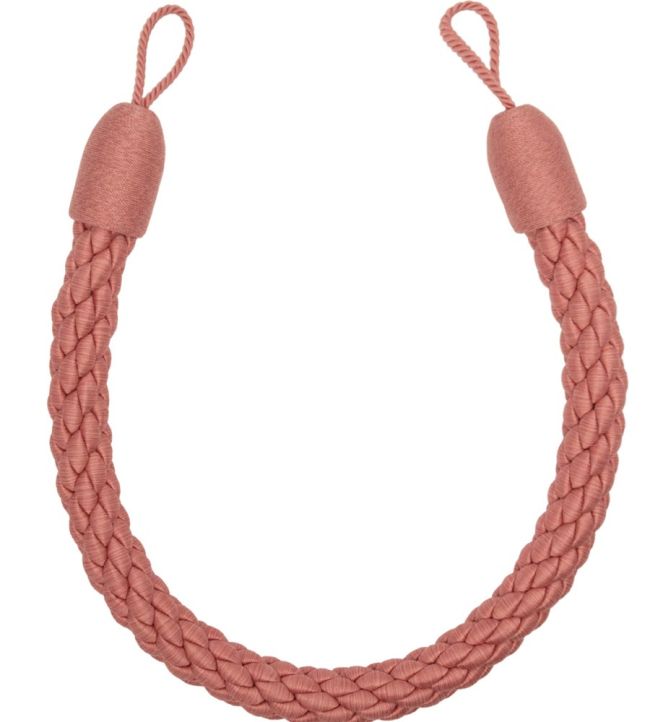 Sophie Cable Holdback Trimming by Samuel & Sons Rose Water