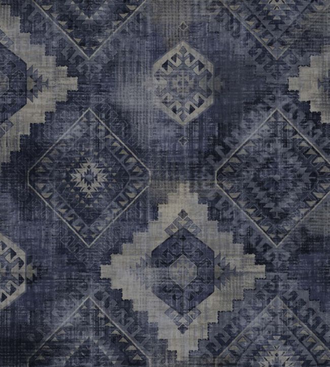 Soumakh Fabric by Warwick Indigo