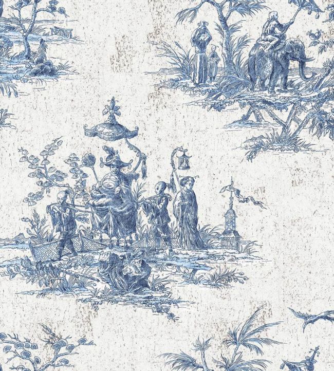 South East Wallpaper by Today Interiors Indigo