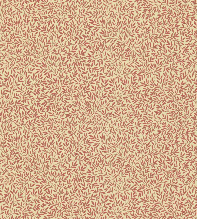 Standen Wallpaper by Morris & Co Beige/Brick Red