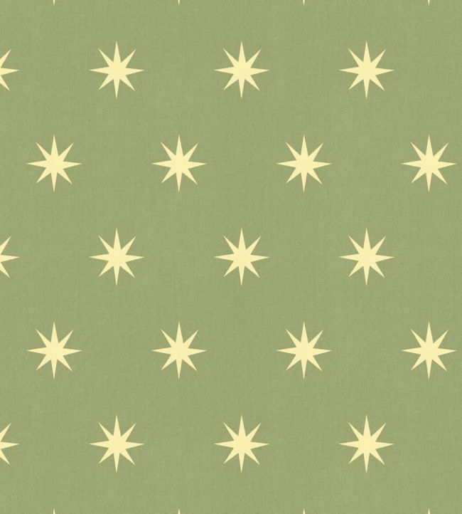 Starlight Fabric in Fern by Warner House Jane Clayton