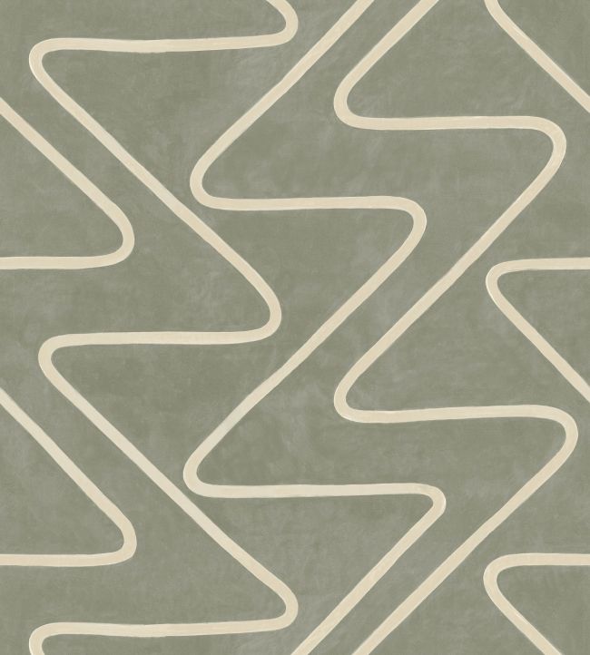 Stelvio Wallpaper by Threads Eucalyptus