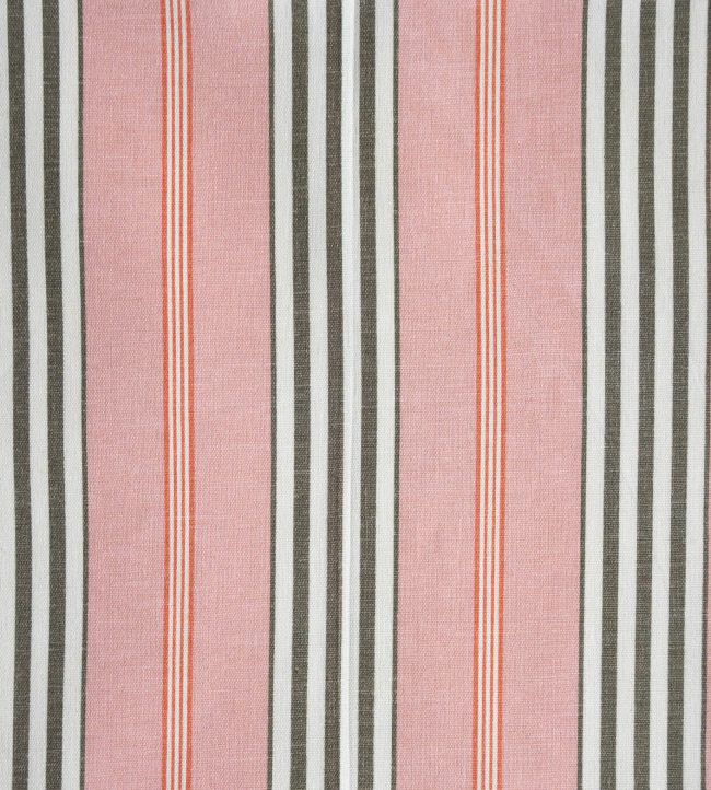 Steyning Fabric by Titley and Marr Latte & Coral