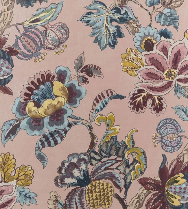 Stockbridge Wallpaper in Blush by Anna French Jane Clayton