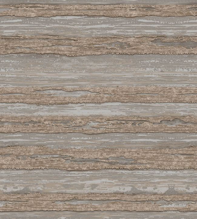 Stone Stripe Wallpaper in Weathered Brown by Today Interiors Jane Clayton