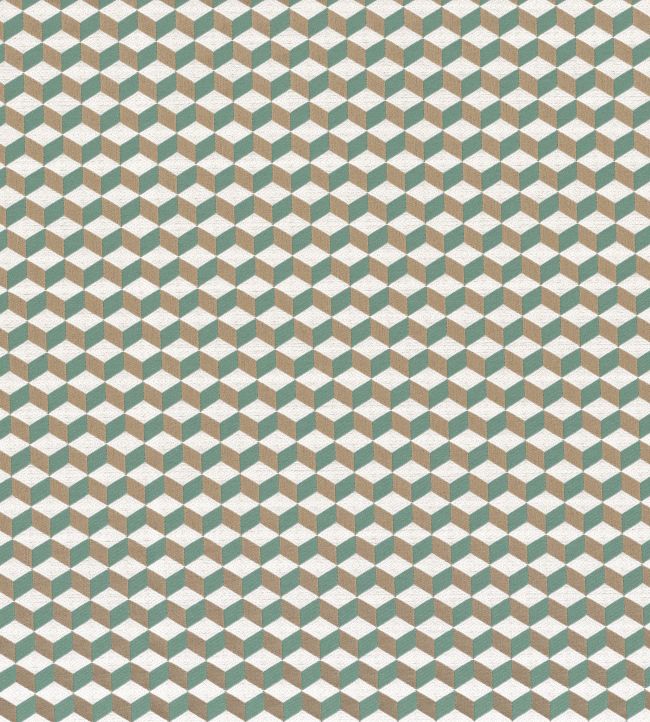 Strapontin Fabric by Casamance Sable/Celadon