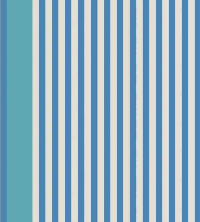 Stripe Wallpaper by Farrow & Ball Au Lait / Lobster