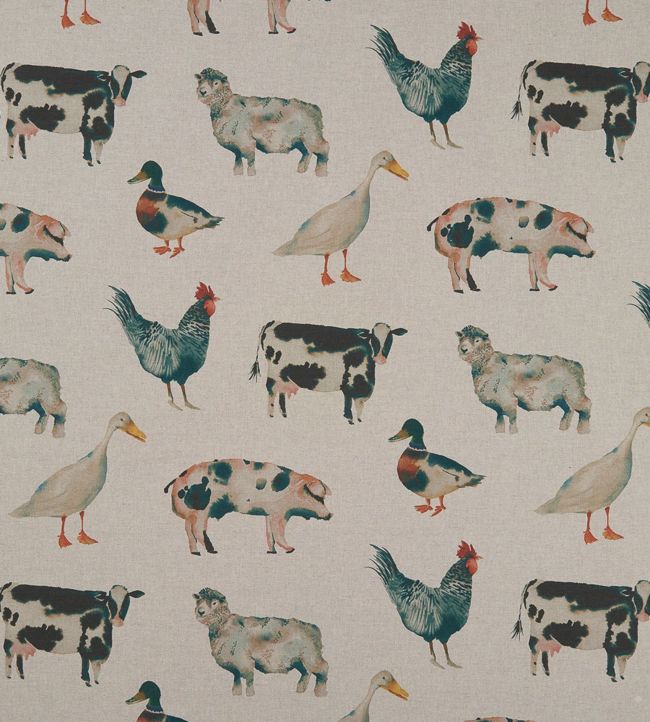 On The Farm Fabric by Studio G Linen