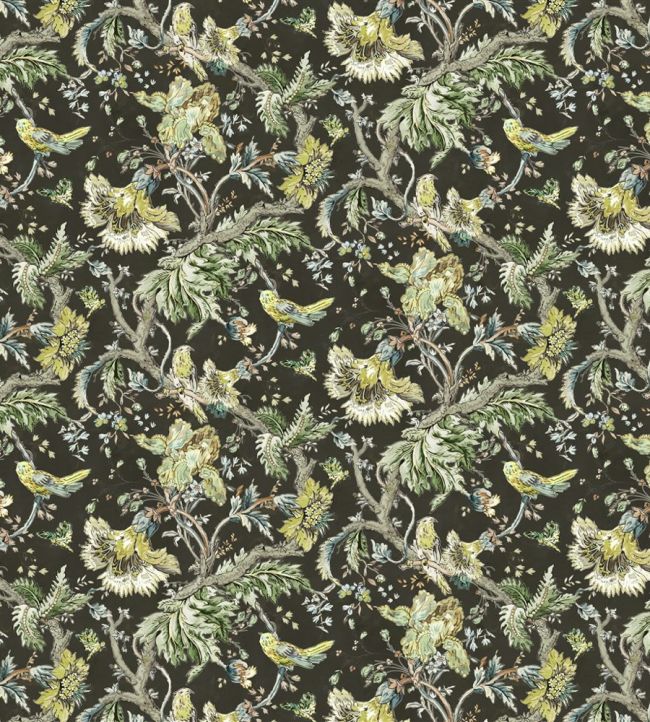 Suffolk Garden Fabric by Designers Guild Chestnut
