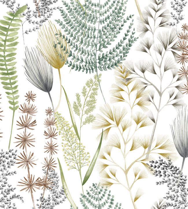 Summer Ferns Wallpaper by Ohpopsi Earth Organic