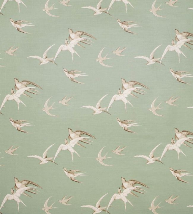 Swallows Fabric by Sanderson Pebble