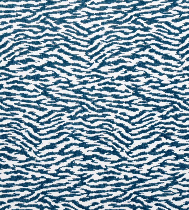 Tadoba Velvet Fabric by Anna French Navy