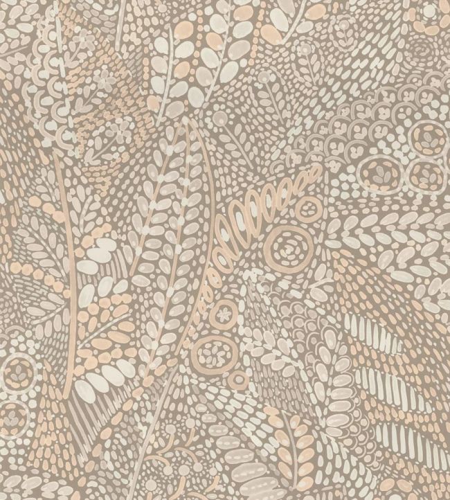 Talavera Wallpaper by Casamance Marron Glace