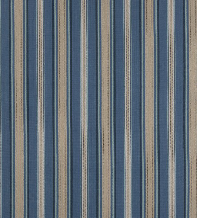 Tango Stripe Fabric by Jane Churchill Blue