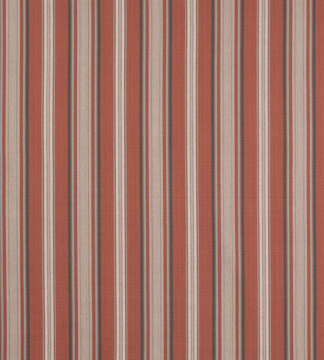 Tango Stripe Fabric by Jane Churchill Red