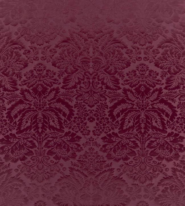 Tarleton Damask Fabric in Burgundy by Ralph Lauren Jane Clayton