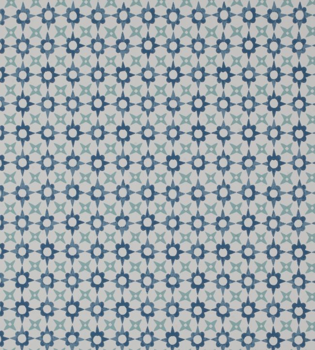 Tassi Wallpaper by Jane Churchill Blue