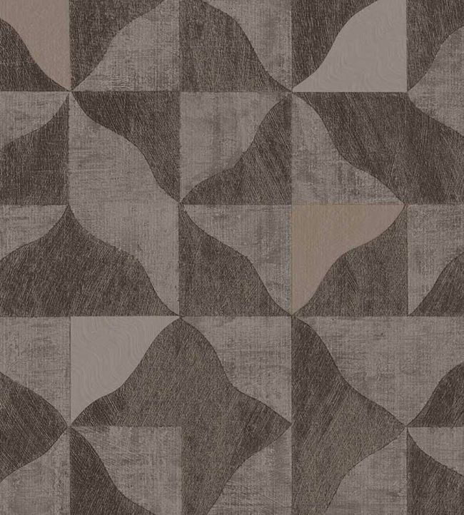 Textured Tiles Wallpaper by Eijffinger Brown/Taupe