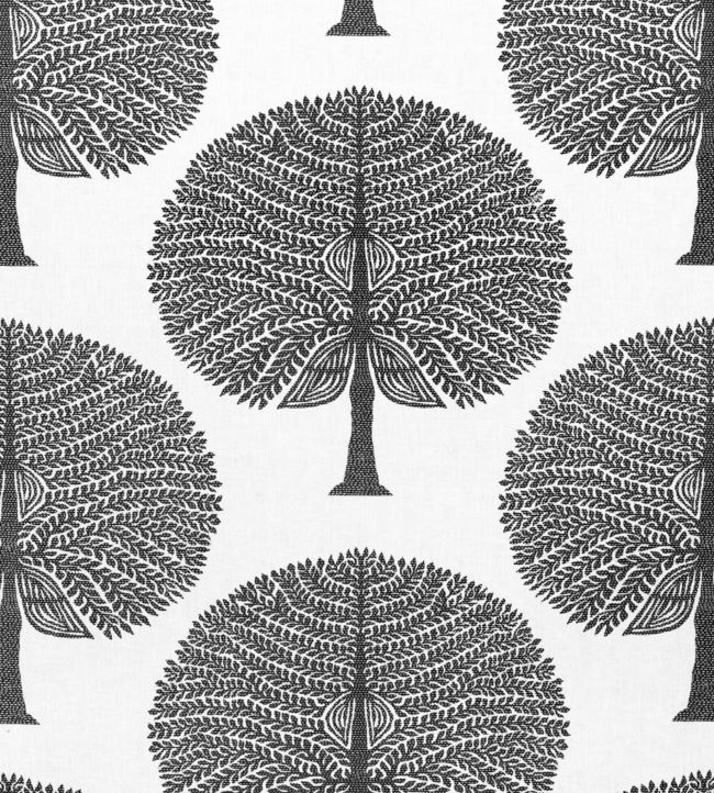 Mulberry Tree Fabric by Thibaut Black and White