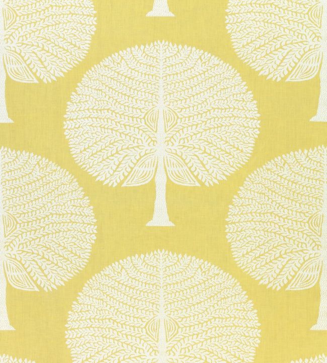 Mulberry Tree Fabric by Thibaut Yellow