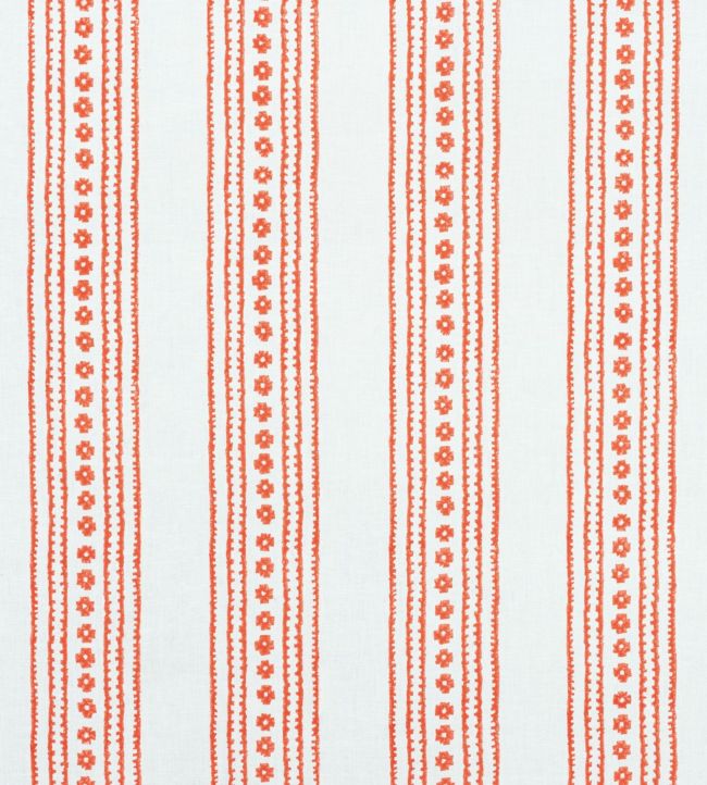 New Haven Stripe Fabric by Thibaut Coral
