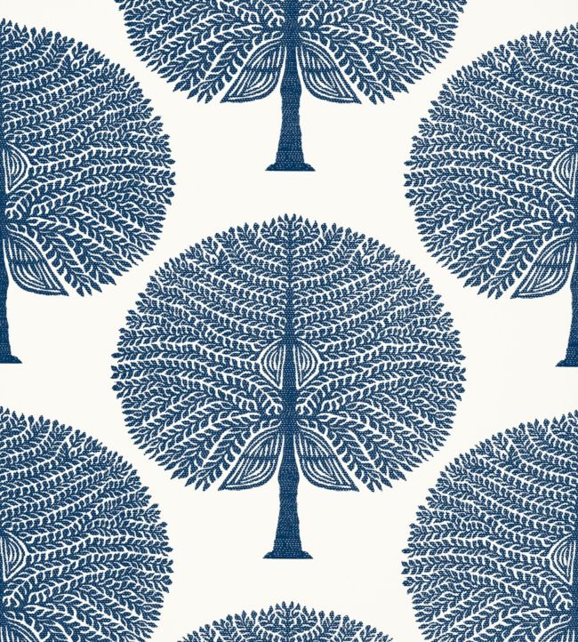 Mulberry Tree Wallpaper by Thibaut Navy