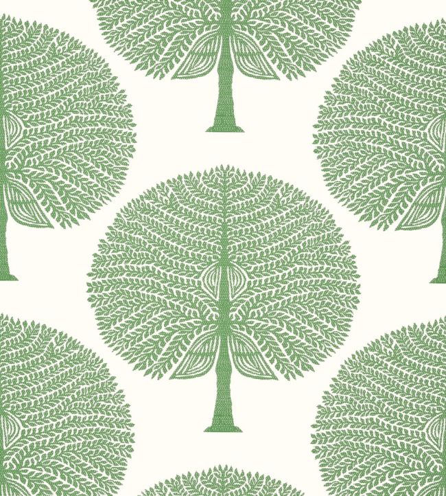 Mulberry Tree Wallpaper by Thibaut Green
