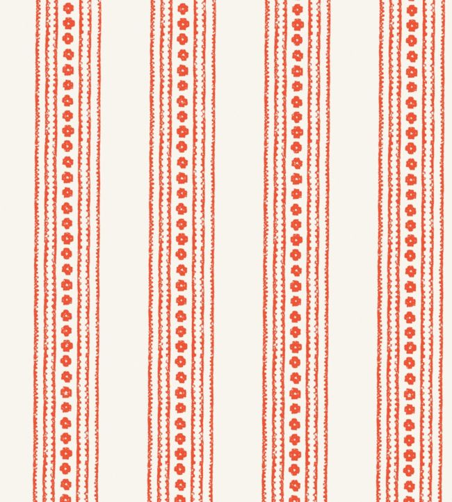 New Haven Stripe Wallpaper by Thibaut Coral