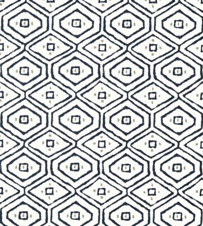Pass A Grille Wallpaper by Thibaut Black
