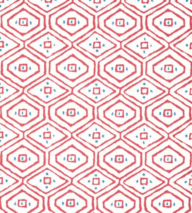 Pass A Grille Wallpaper by Thibaut Red