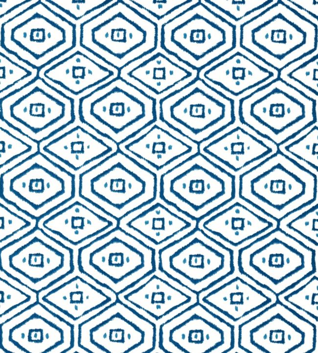 Pass A Grille Wallpaper by Thibaut Navy
