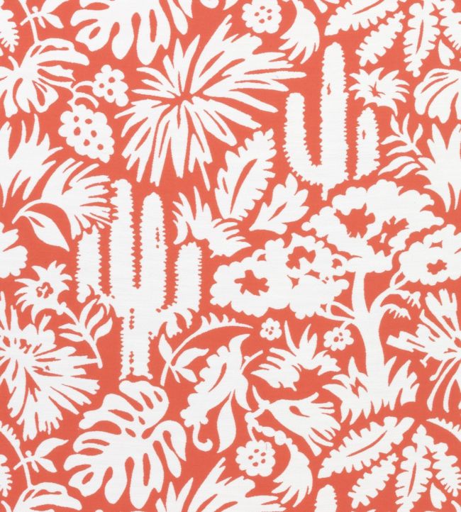 Botanica Fabric by Thibaut Coral