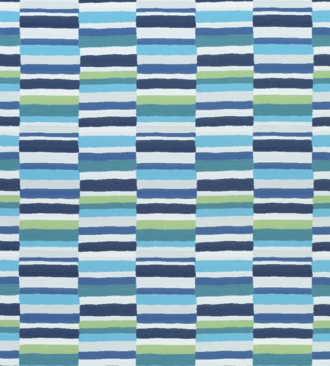 Carnivale Fabric by Thibaut Blue and Green
