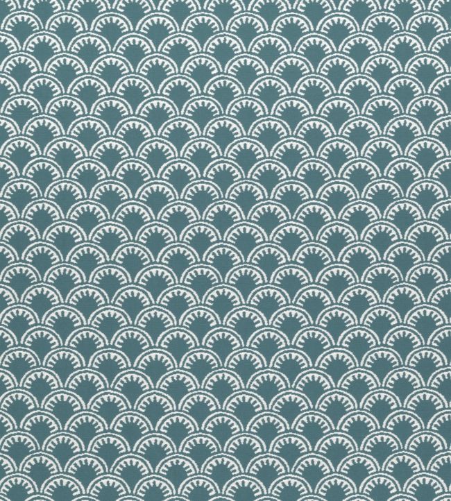 Maisie Fabric by Thibaut Teal