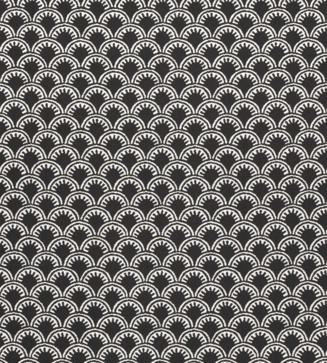 Maisie Fabric by Thibaut Black