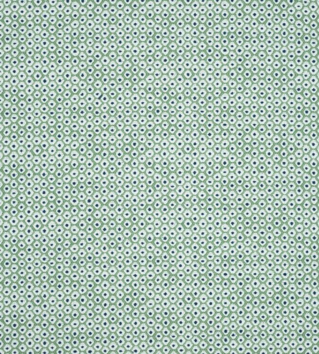 Pixie Fabric by Thibaut Kelly Green and Marine