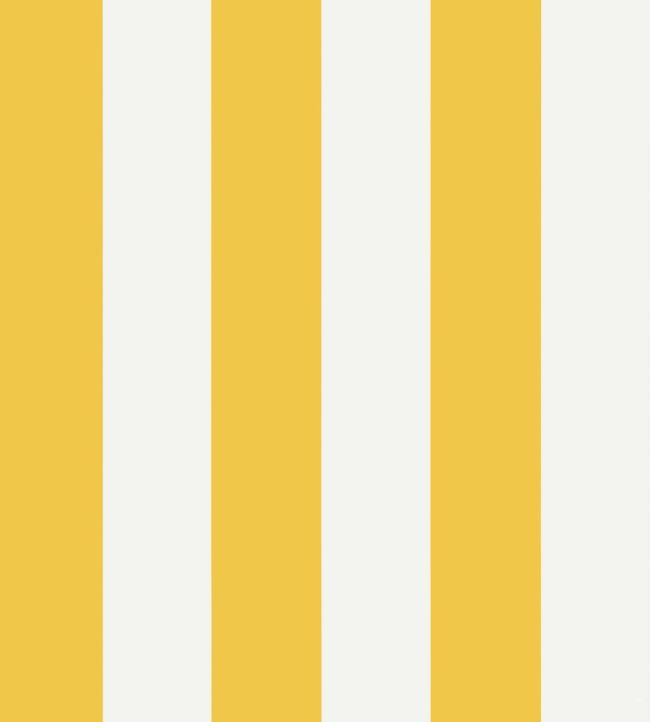 Summer Stripe Wallpaper by Thibaut in Yellow Jane Clayton