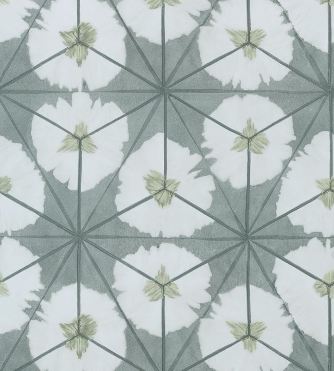 Sunburst Wallpaper by Thibaut Grey