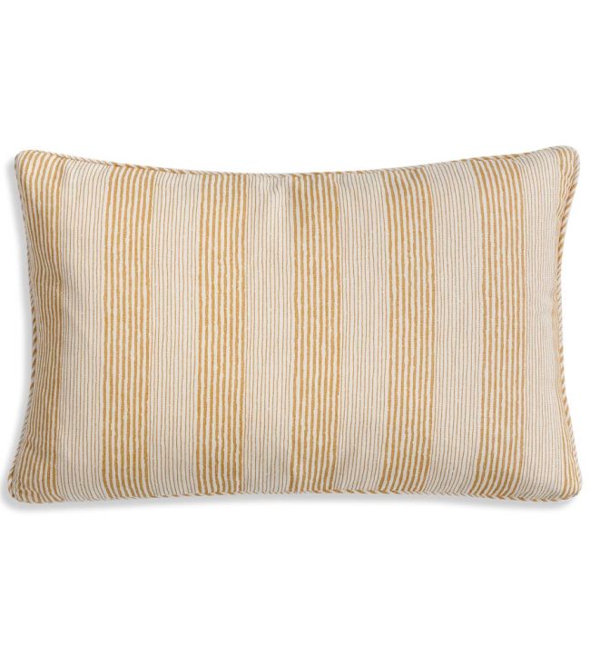 Ticking Cushion 43 x 35cm by Fermoie Yellow