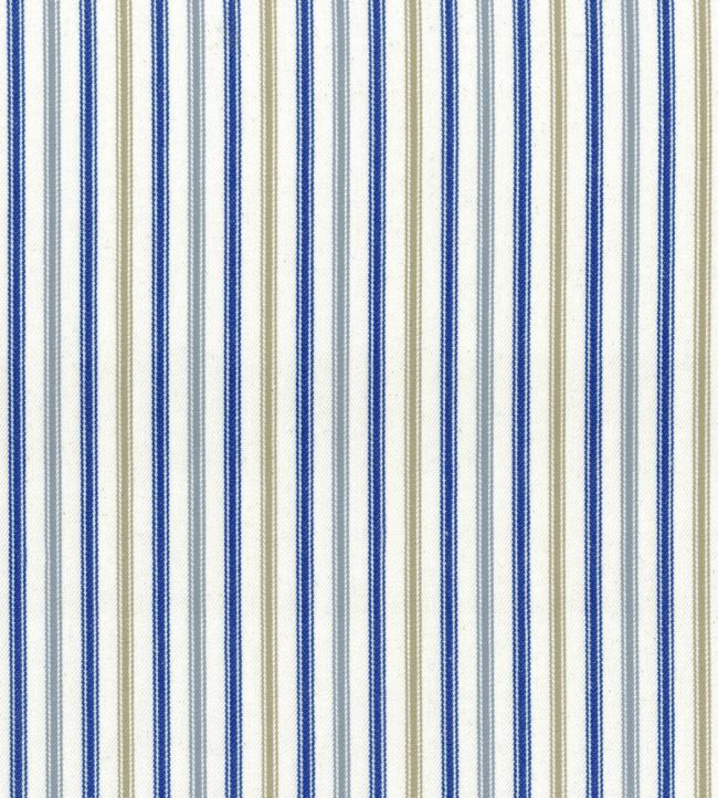 Ticking Stripe 1 Fabric by Ian Mankin Coast