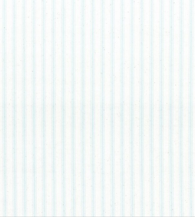 Ticking Stripe 1 Fabric by Ian Mankin Duck Egg