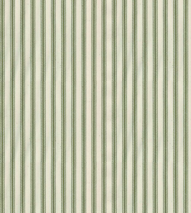 Ticking Stripe 1 Fabric by Ian Mankin Sage