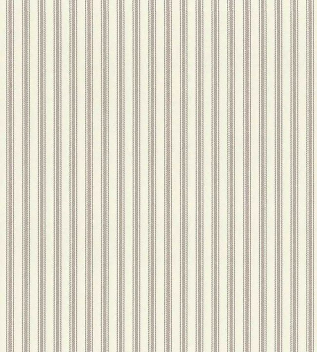 Ticking Stripe Wallpaper in Flax by Ian Mankin | Jane Clayton