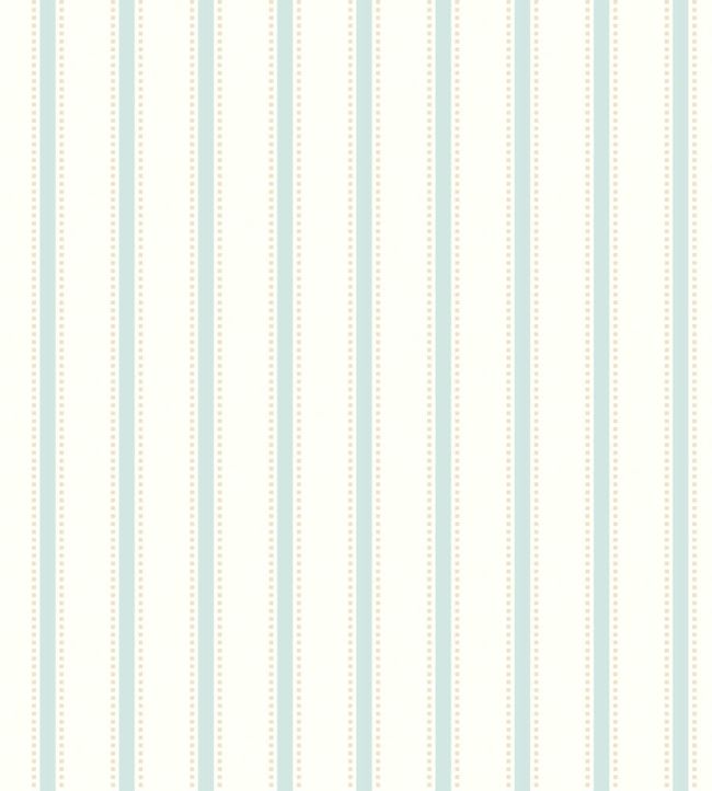 Ticking Stripe Wallpaper by Ohpopsi Seafoam