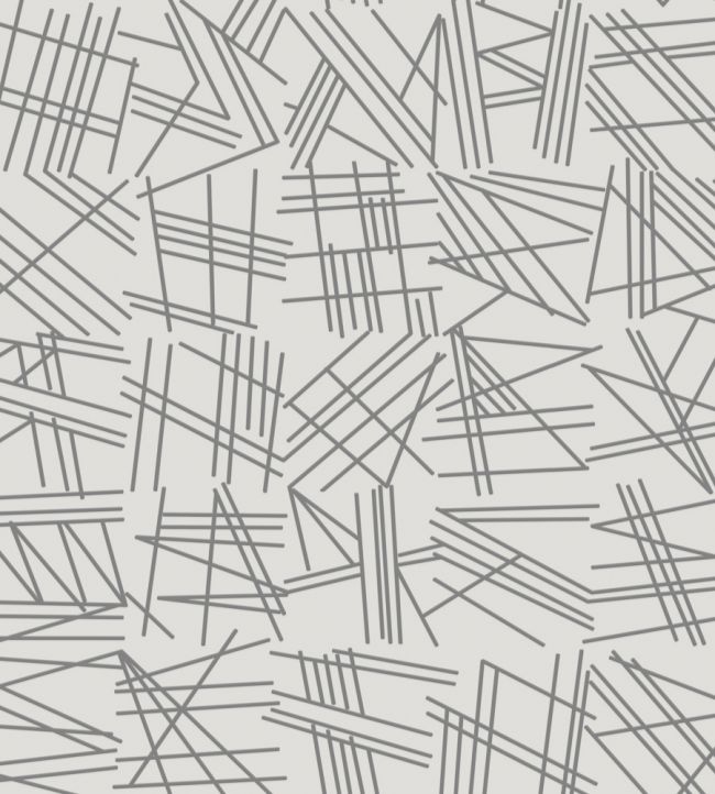 Tilt Grey Flock Wallpaper by Erica Wakerly Grey Flock/Grey